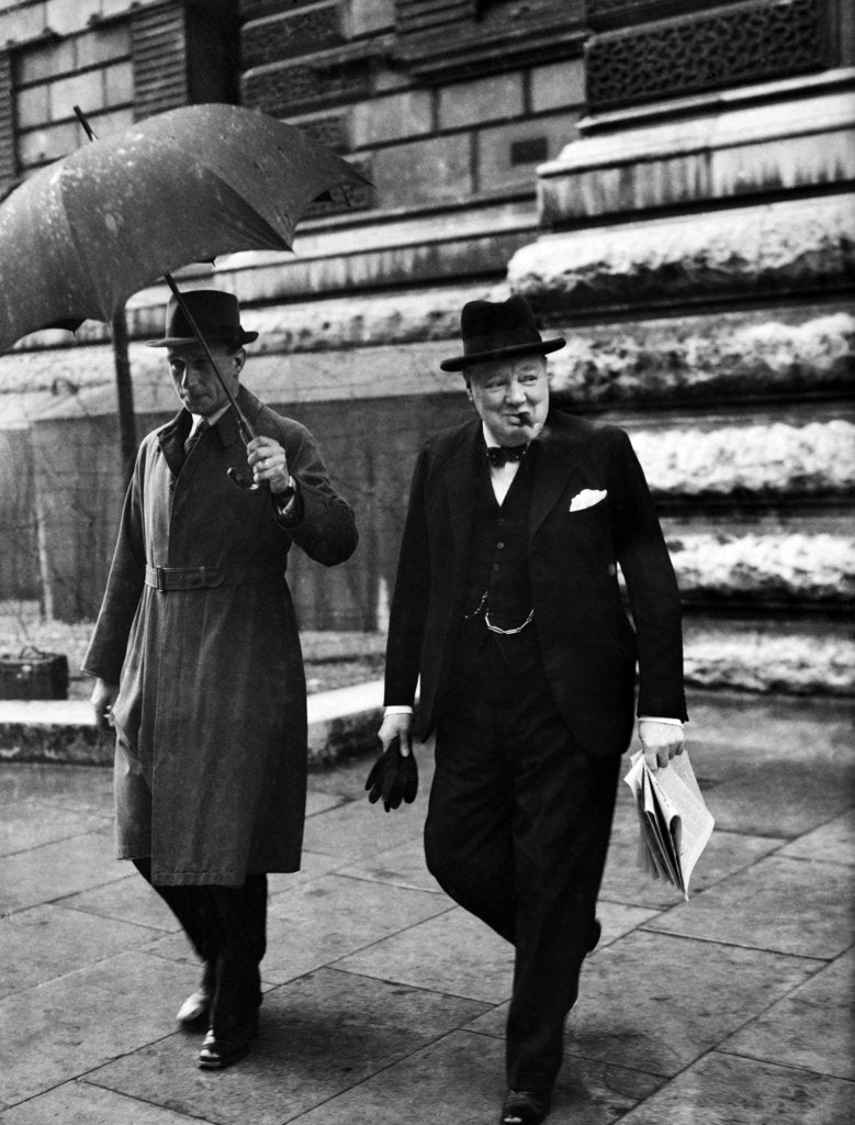 Detail of Winston Churchill 1945 by Staff