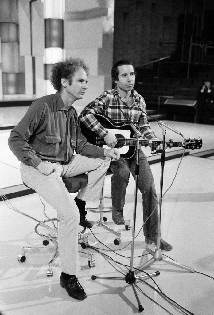 Detail of Simon and Garfunkel, 1977 by Alisdair MacDonald