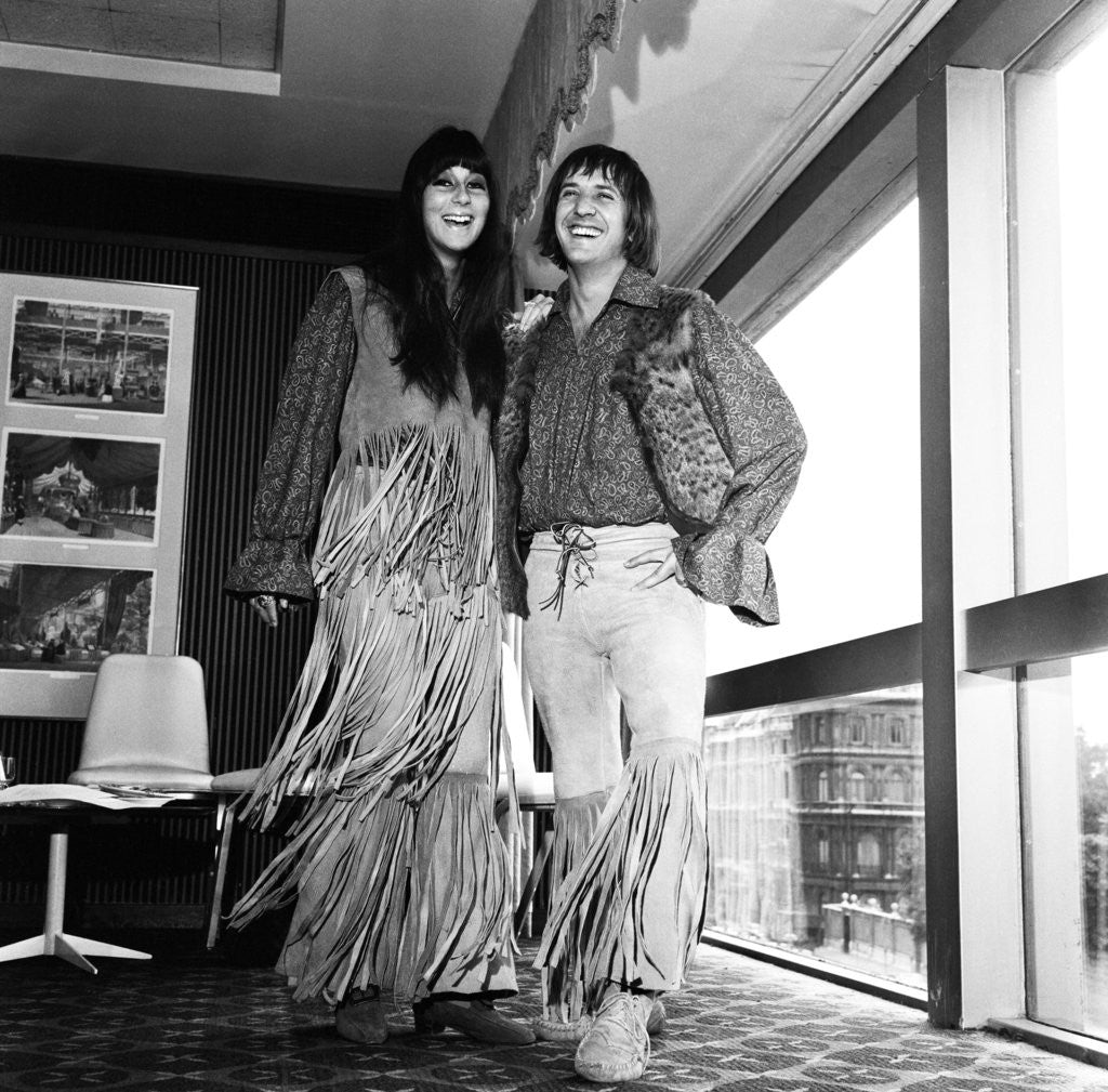 Detail of Sonny and Cher, 1965 by Eric Harlow