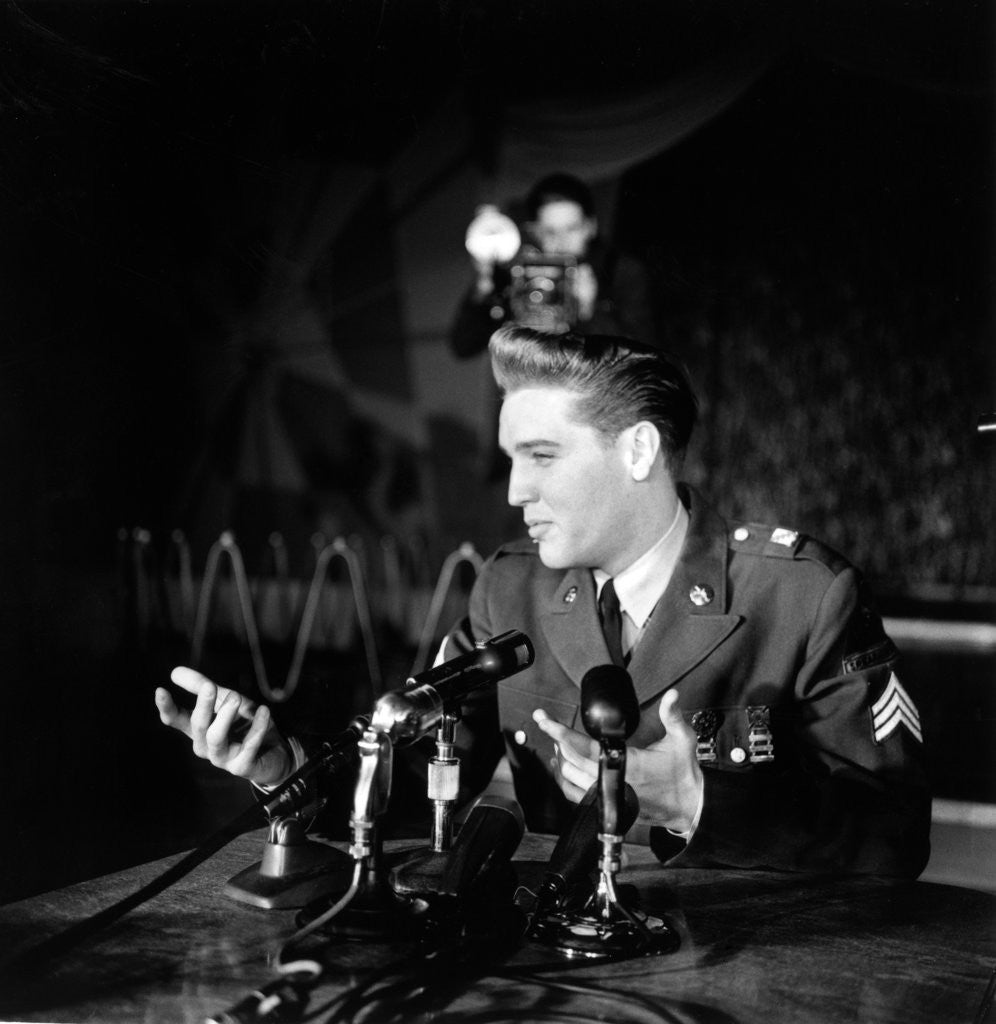 Detail of Elvis Presley 1960 by Anonymous