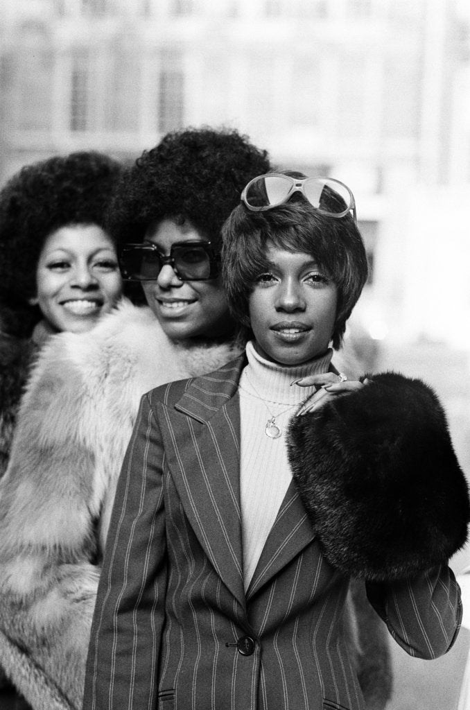 Detail of The Supremes, 1973 by Ron Burton