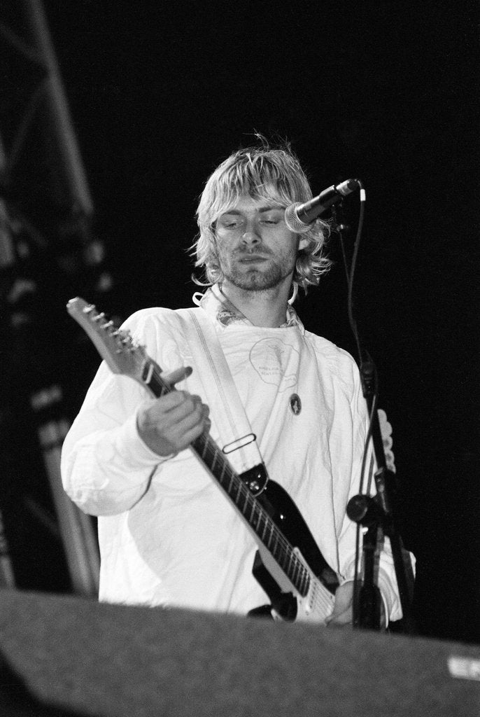 Detail of Nirvana at  Reading 1992 by Anonymous