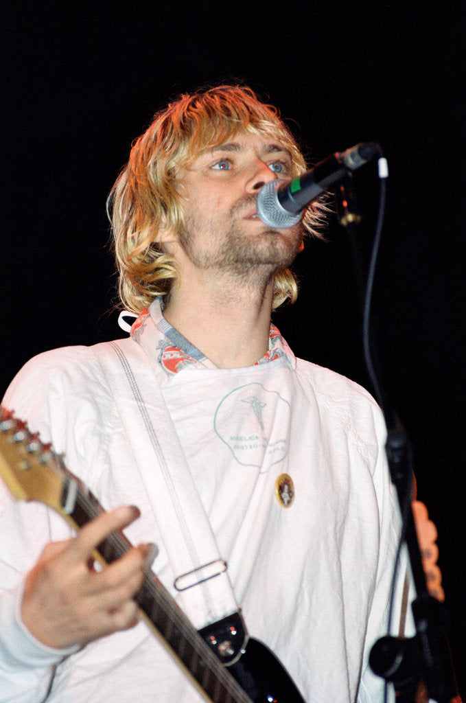 Detail of Nirvana at  Reading 1992 by Anonymous