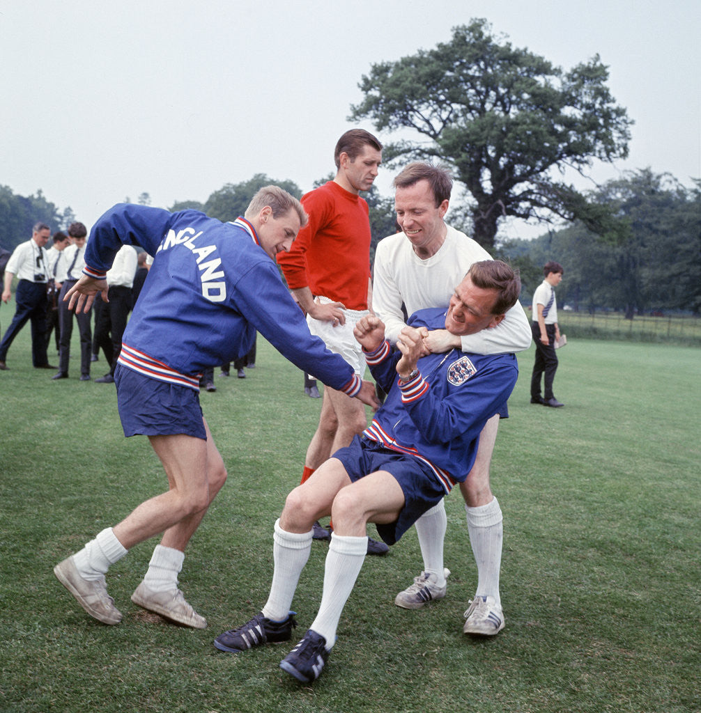Detail of England International Football 1960s by Peter Sheppard