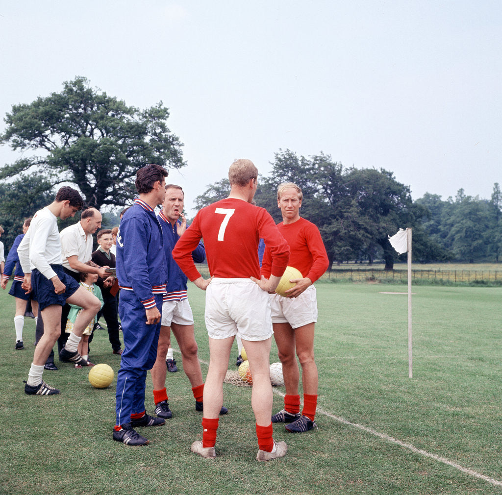 Detail of England International Football 1960s by Peter Sheppard