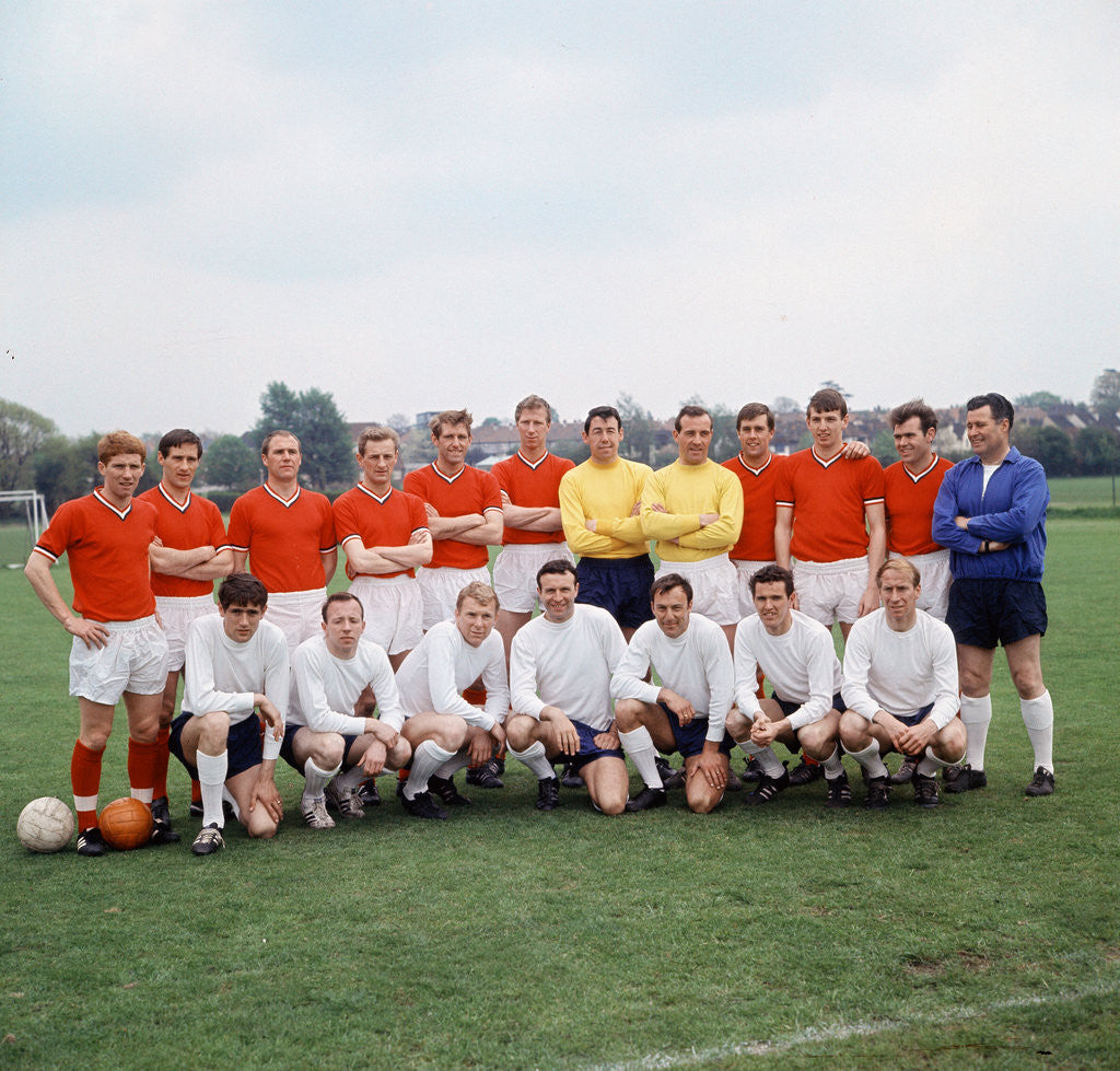 Detail of England International Football 1960s by Monte Fresco