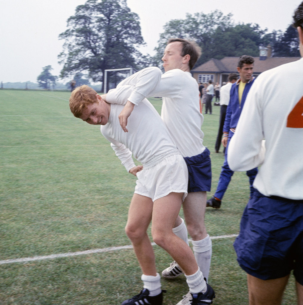 Detail of England International Football 1960s by Peter Sheppard