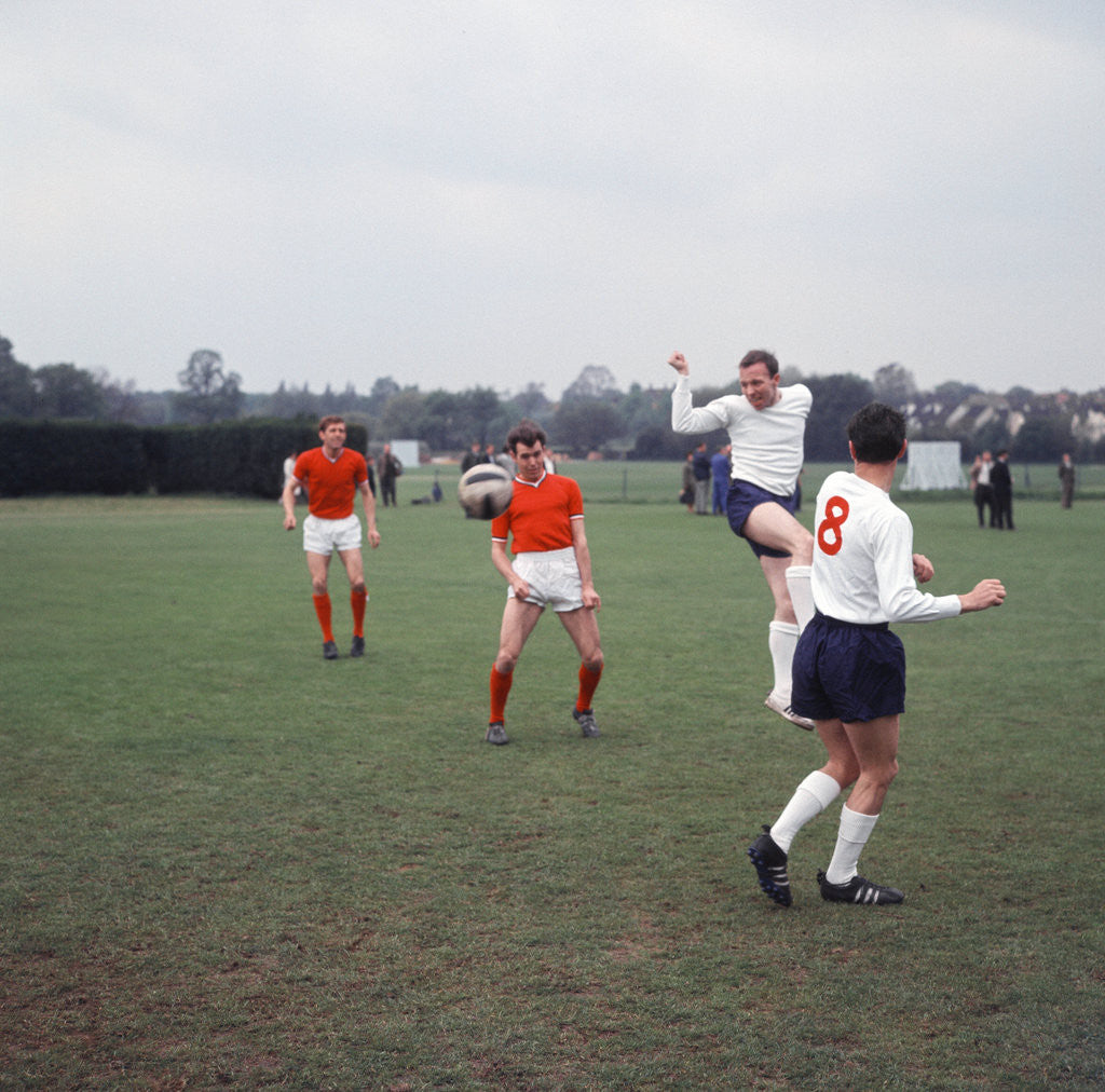 Detail of England International Football 1960s by Monte Fresco
