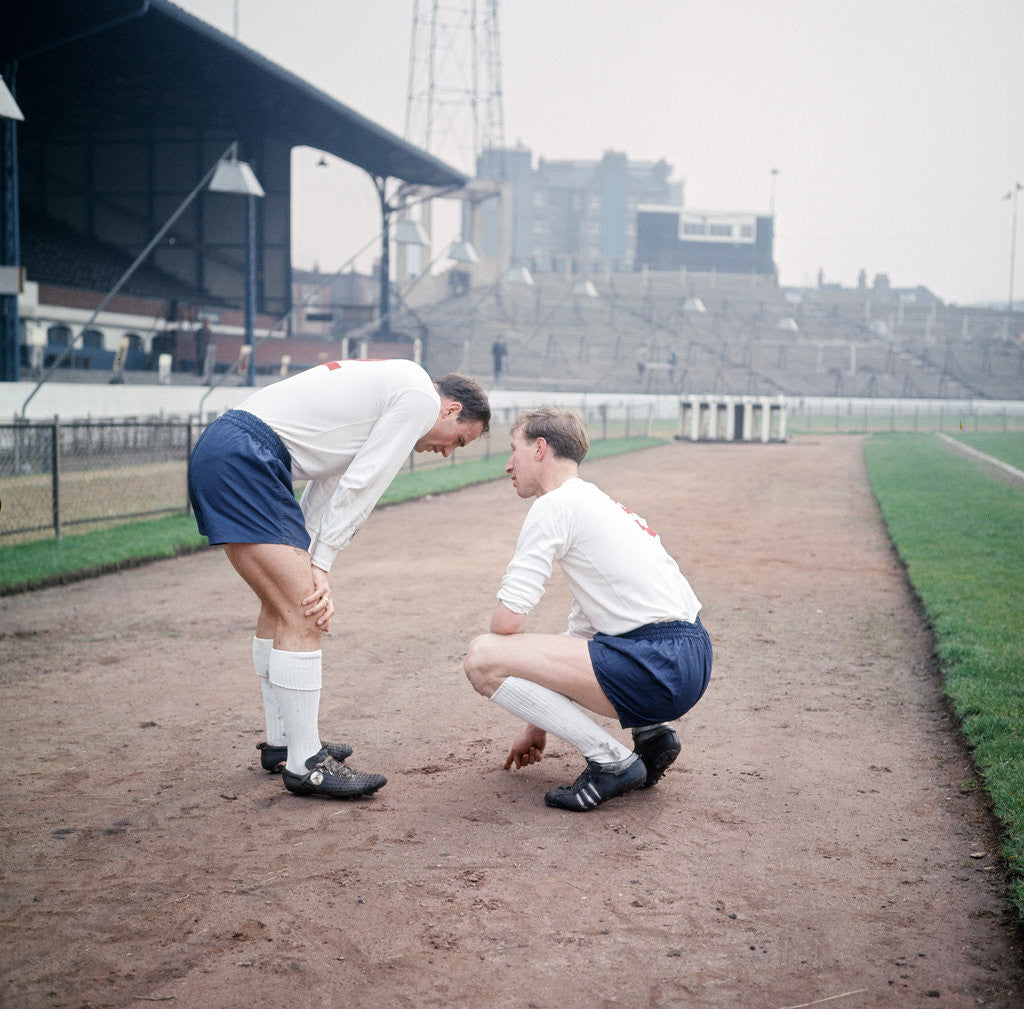 Detail of England International Football 1960s by Charlie Ley
