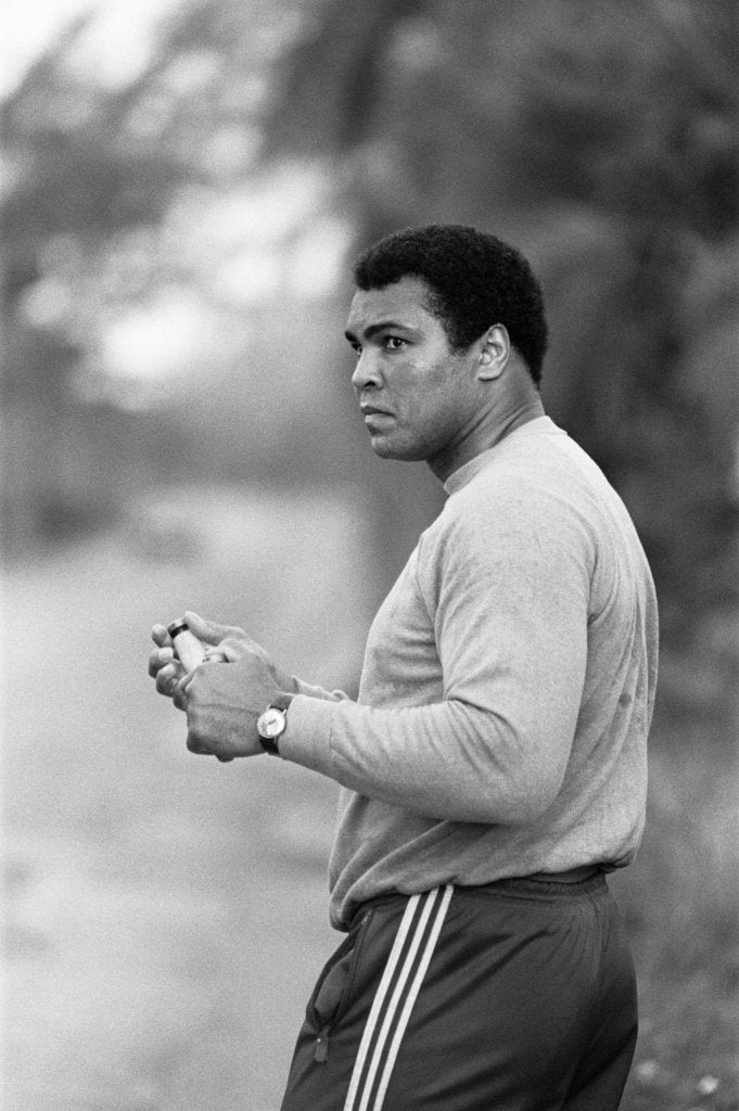 Detail of Muhammad Ali is fighting his way back to fitness by Staff