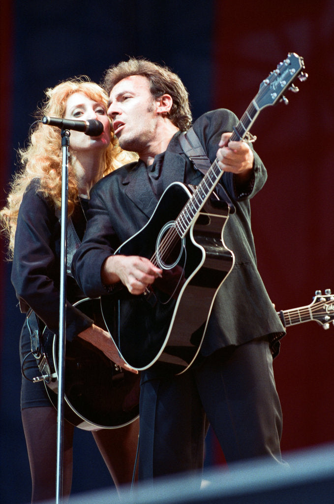 Detail of Bruce Springsteen, 1988 by Allan Olley