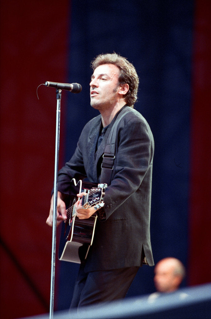 Detail of Bruce Springsteen, 1988 by Allan Olley