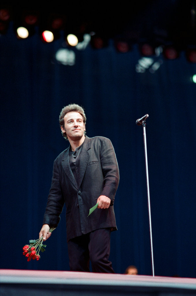 Detail of Bruce Springsteen, 1988 by Allan Olley