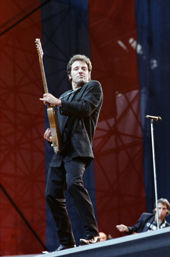 Detail of Bruce Springsteen, 1988 by Allan Olley