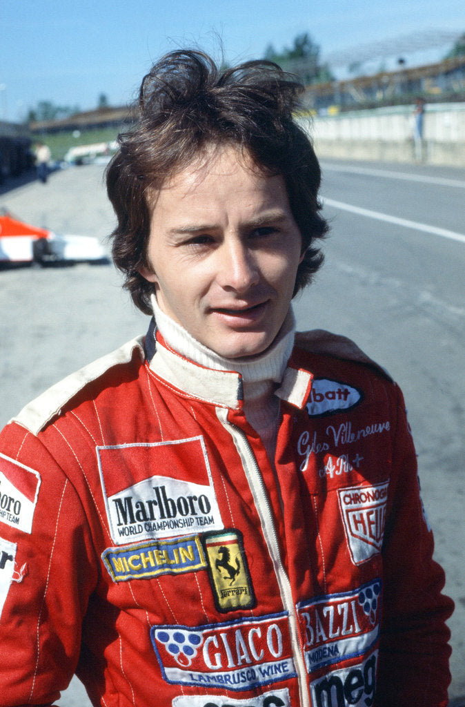 Detail of Gilles Villeneuve by Anonymous