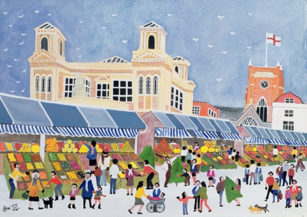 Detail of Kingston Market, Surrey by Judy Joel