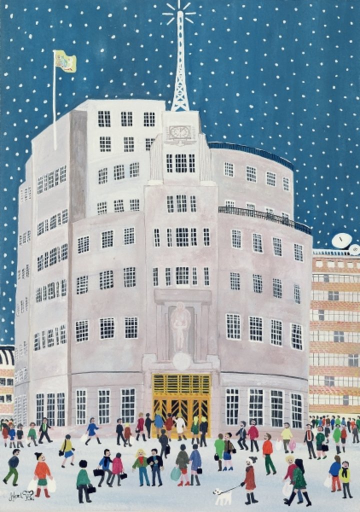 Detail of BBC's Broadcasting House by Judy Joel
