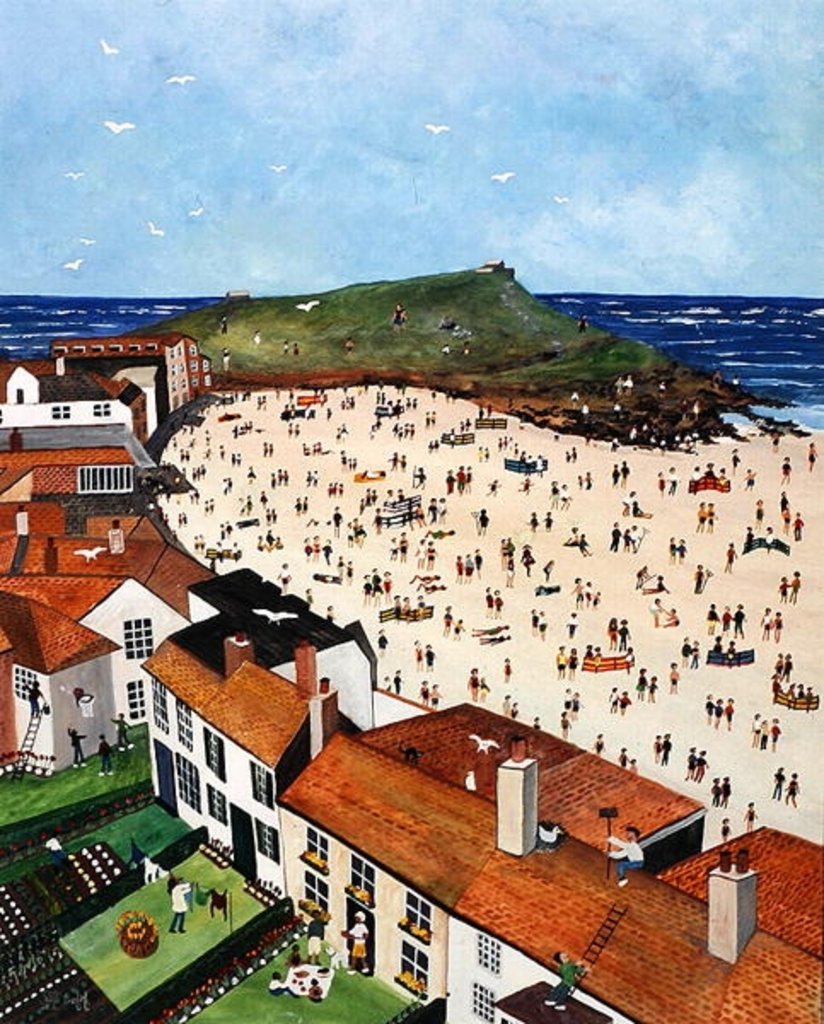 Detail of View from the Tate Gallery St. Ives by Judy Joel