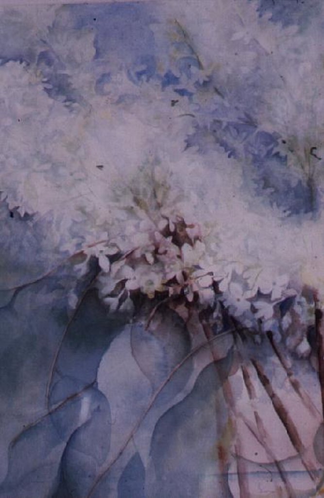 Detail of Lilac, Maud Norcut by Karen Armitage