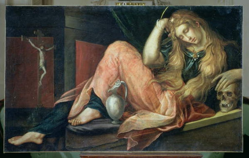 Detail of The Magdalene by Italian School
