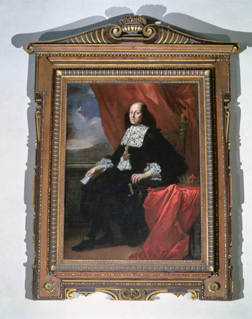 Detail of Portrait of the Grand Duke Cosimo III by Pietro Dandini