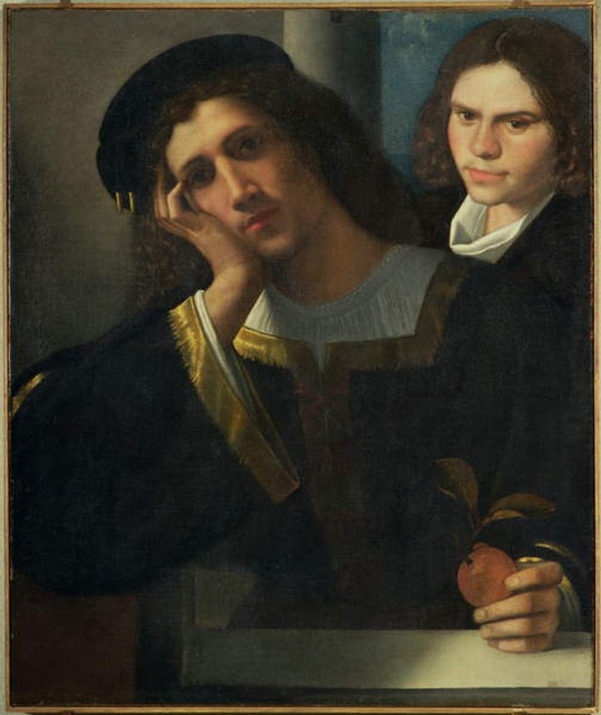 Detail of Double Portrait, c.1502 by Giorgione