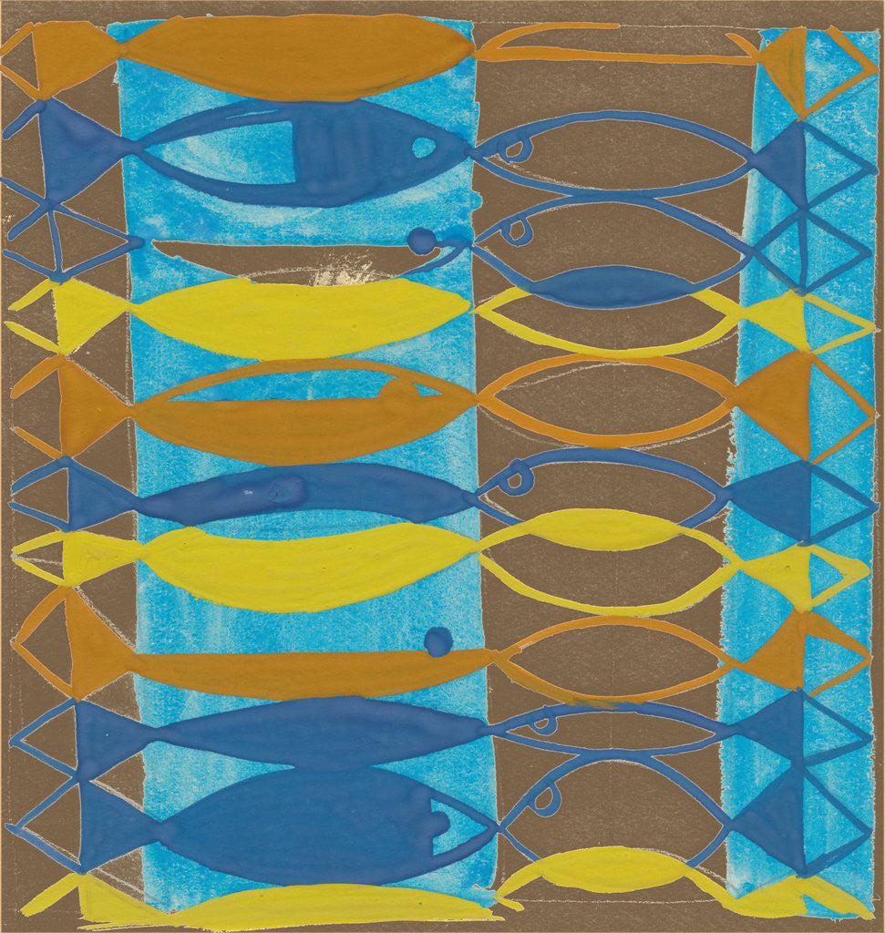 Detail of The Blue Ocean 1 by Karel van Kooning