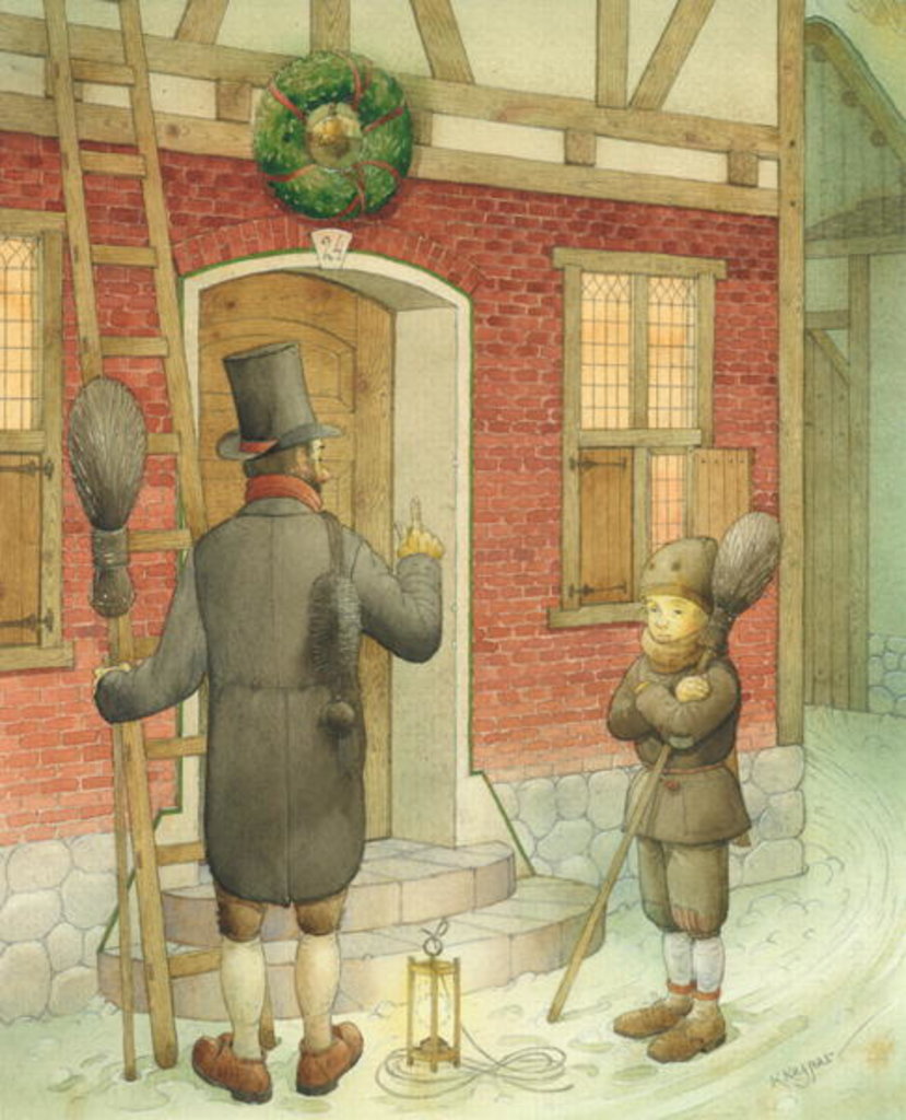 Detail of Chimney-sweep Christmas 01, 2001 by Kestutis Kasparavicius