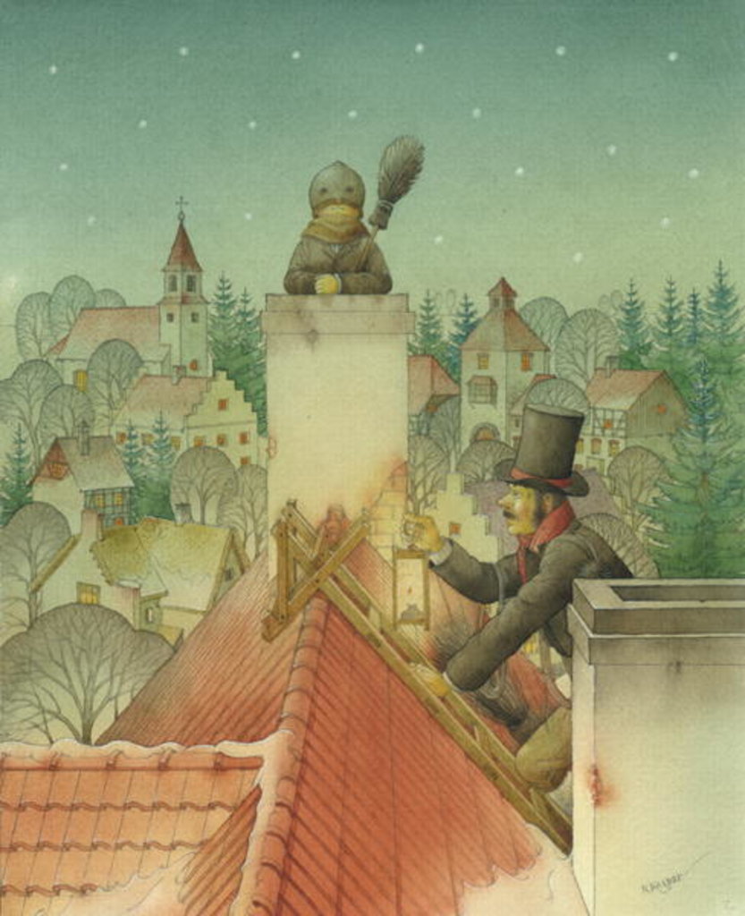 Detail of Chimney-sweep Christmas 02, 2001 by Kestutis Kasparavicius