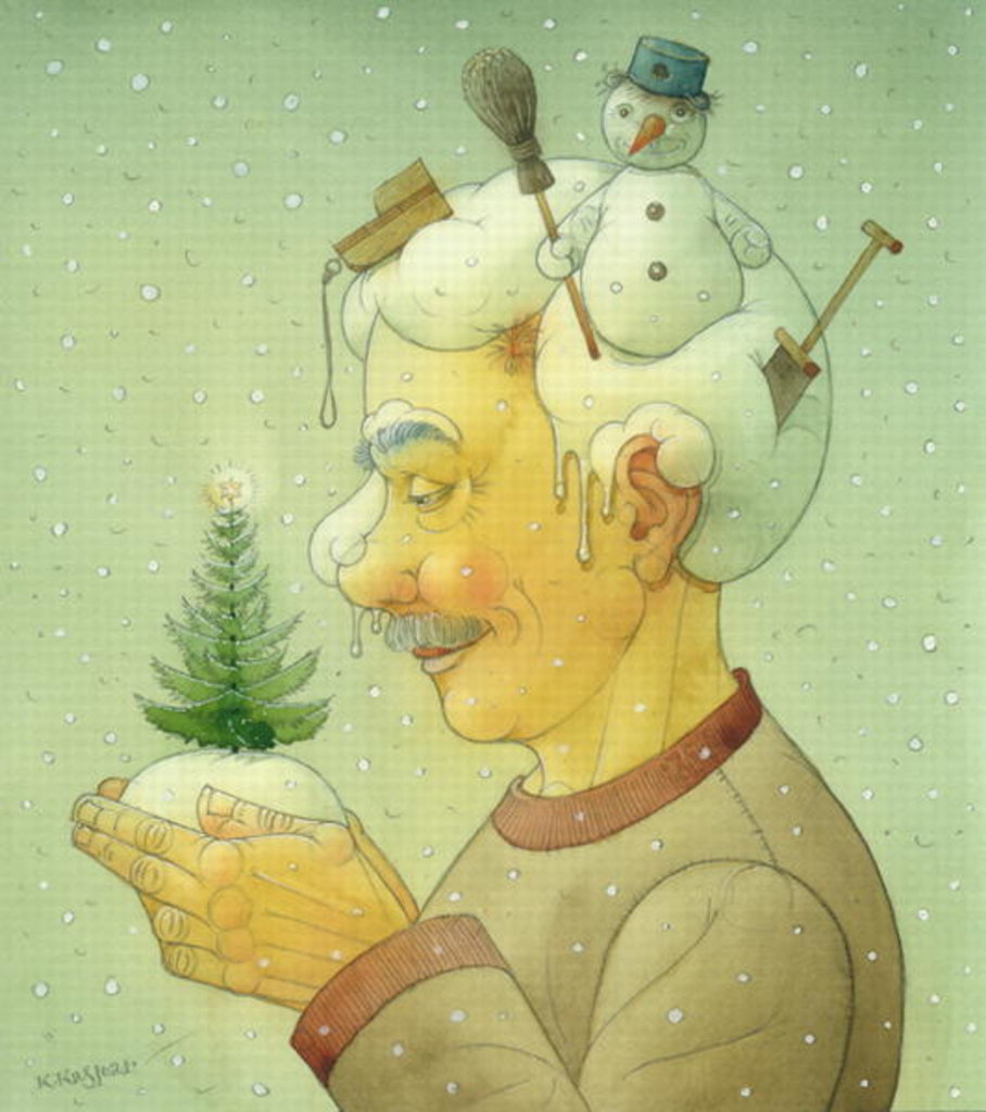 Detail of Snowy Winter, 2006 by Kestutis Kasparavicius