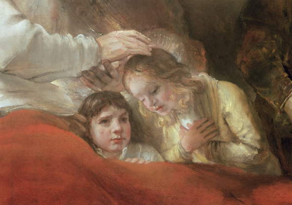 Detail of Jacob Blessing the Sons of Joseph, 1656 by Rembrandt Harmensz. van Rijn