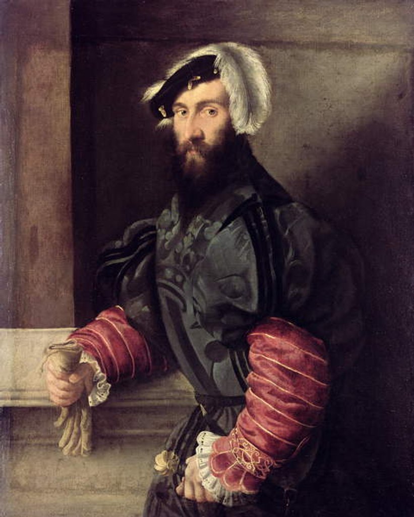 Detail of Portrait of a Nobleman by Italian School