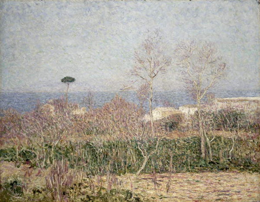 Detail of A Coastal Landscape on Capri, 1899 by Paul Baum