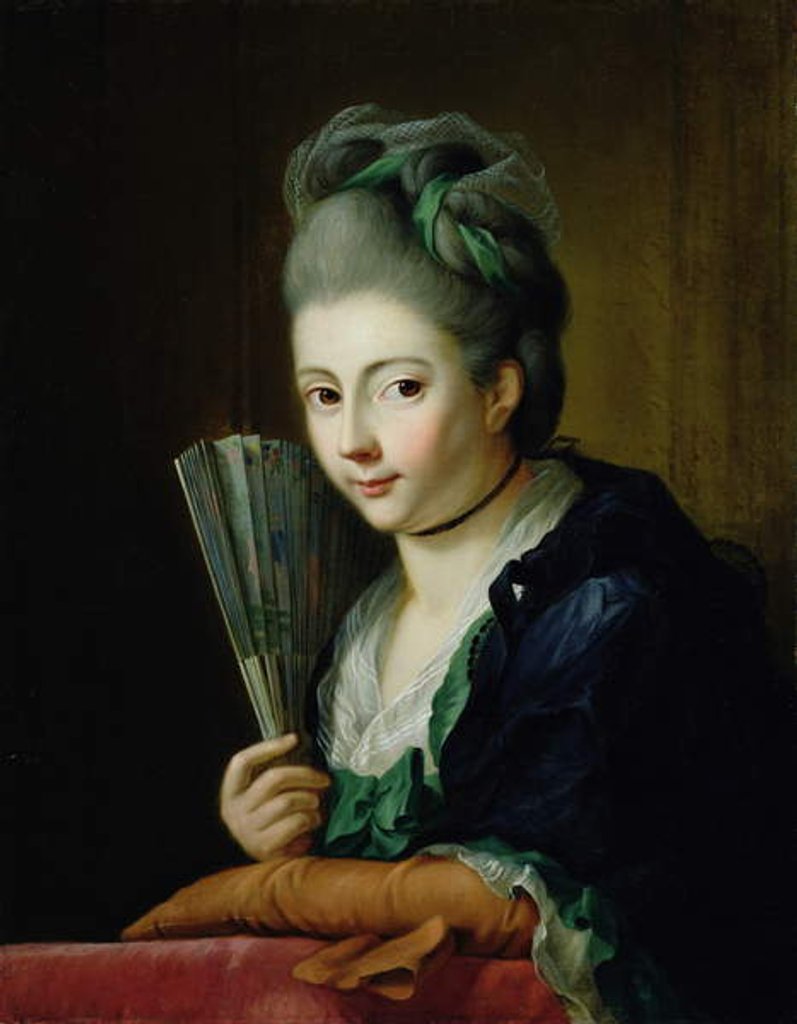 Detail of Portrait of the artist's daughter Amalie by Johann Heinrich Tischbein