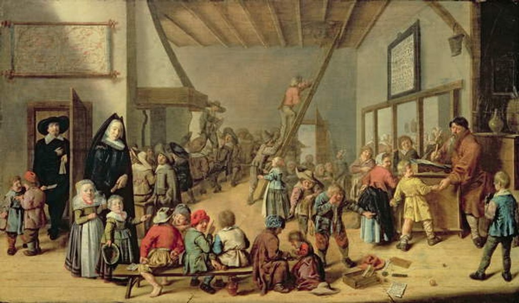 Detail of The School Room, 1634 by Jan Miense Molenaer