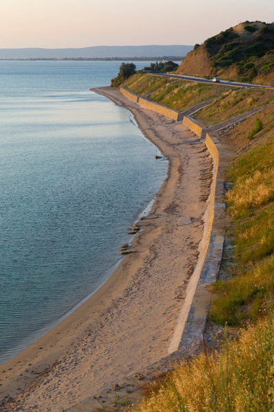 Detail of The beach at Anzac Cove, looking north by Anonymous