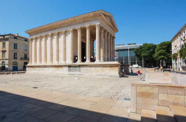 Detail of Nimes, France. Maison Carree. by Anonymous