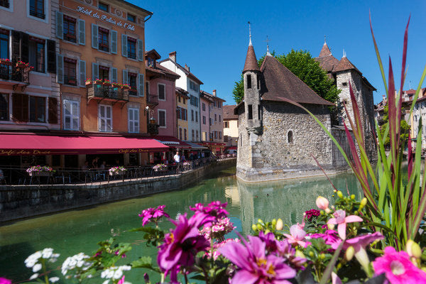 Detail of Annecy, France. Palais de l'Isle by Anonymous