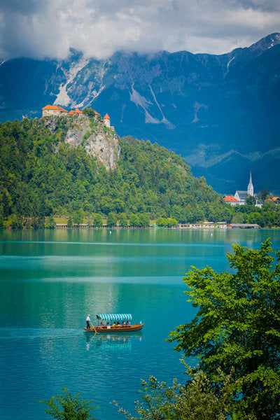 Detail of Lake Bled, Slovenia by Anonymous