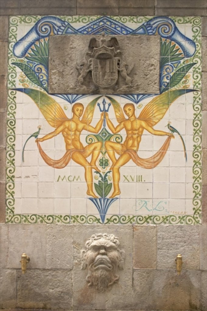 Detail of Fountain Decoration by Anonymous