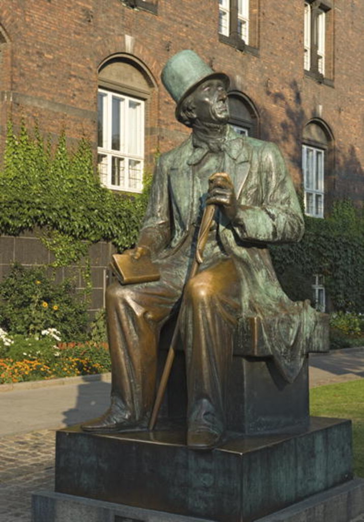 Detail of Statue of Hans Christian Andersen, Copenhagen, Denmark by Anonymous