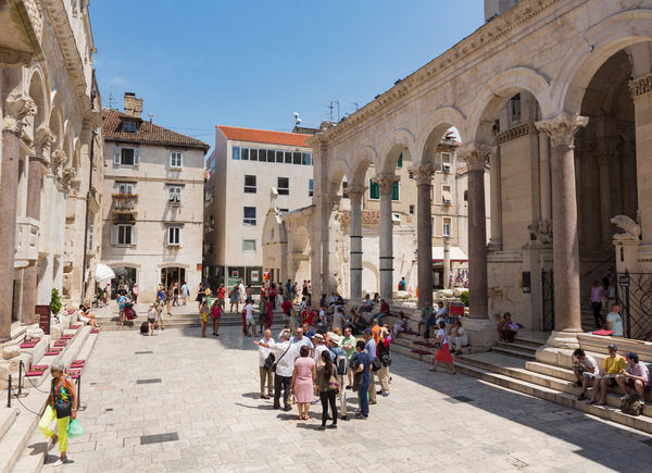 Detail of Peristyle or Perestil Square, Split, Croatia by Anonymous