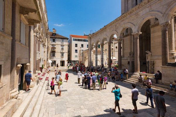 Detail of Peristyle or Perestil Square, Split, Croatia by Anonymous