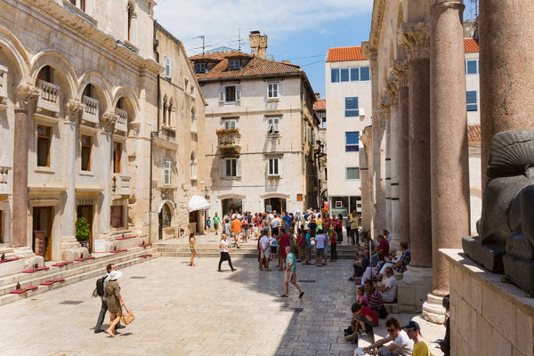 Peristyle or Perestil Square, Split, Croatia by Anonymous