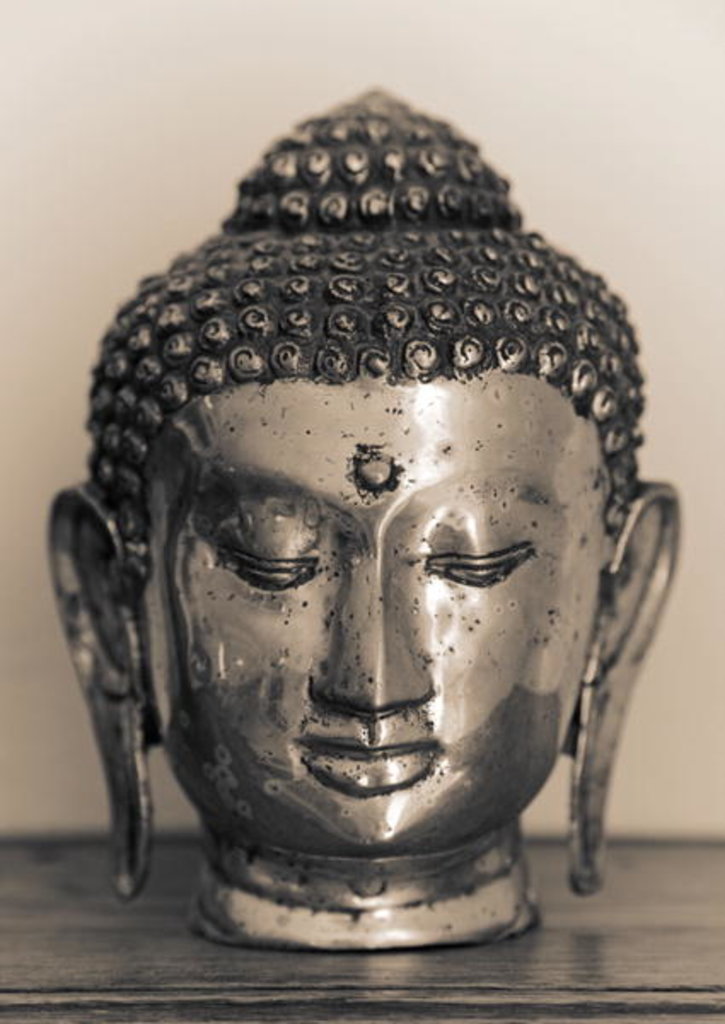 Detail of Head of Buddha by Anonymous