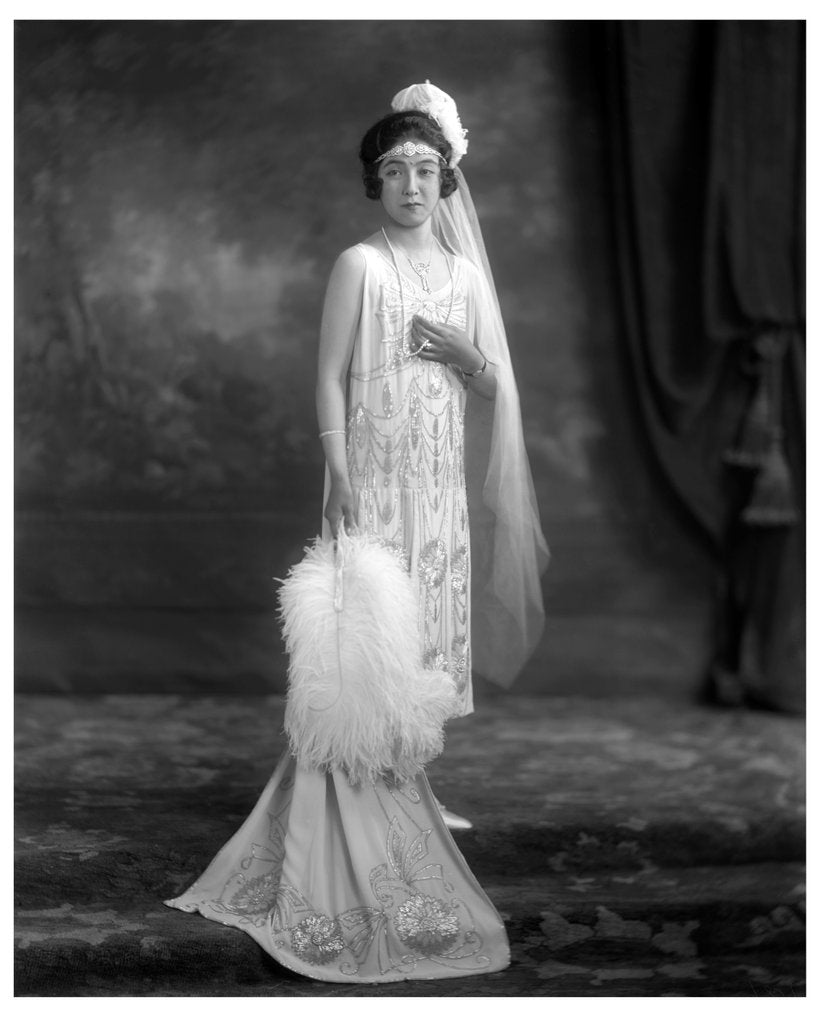 Detail of Madame Tatakimi Mitsui by Lafayette Portrait Studios