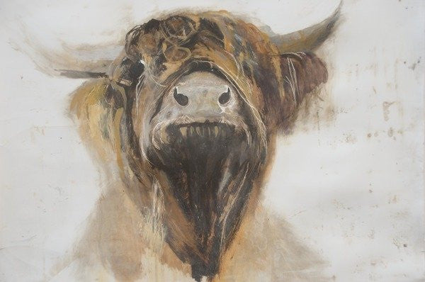 Detail of Holy Cow by Lou Gibbs