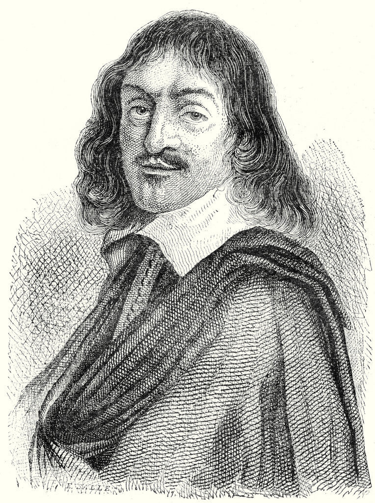 Detail of René Descartes by Anonymous