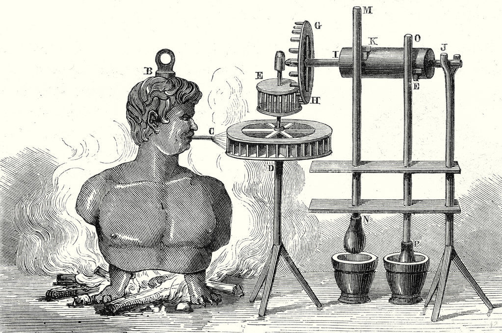 Detail of Branca's Aeolipile by Anonymous
