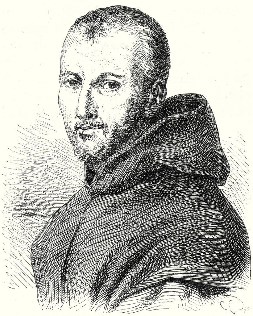 Detail of Father Mersenne by Anonymous